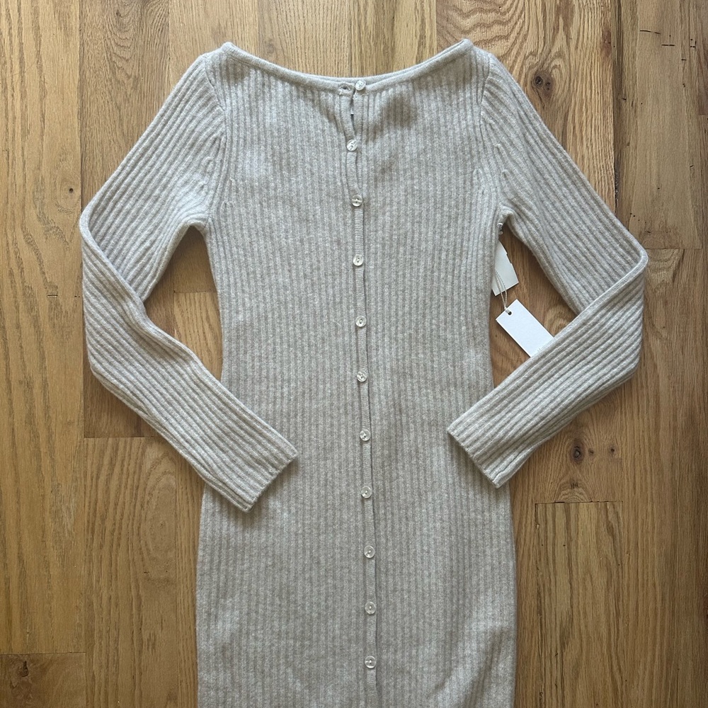 Brand New Abercrombie & Fitch Wool Blend Button-Down Dress